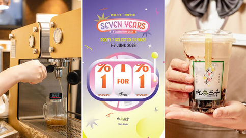 CHI CHA San Chen Extends 7th Anniversary With 1-For-1 Bubble Tea Deals On GrabFood
