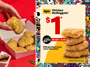 $1 Chicken McNuggets At McDonald’s Singapore