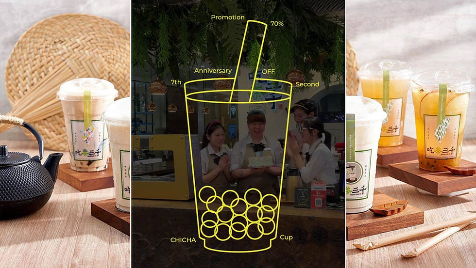 CHICHA San Chen Celebrates 7 Years With 70% Off Second Cup Promotion