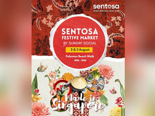 Craft, Culture and Coastal Vibes: Celebrate SG60 at Sentosa’s Festive Market