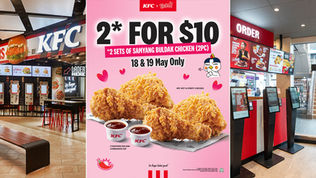 KFC Singapore: 2 For $10 Samyang Buldak Chicken Offer
