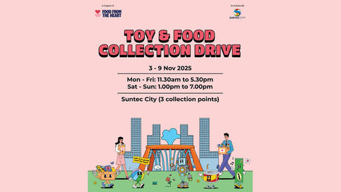 Give with Purpose: Food from the Heart (FFTH) and Suntec City's Toy & Food Collection Drive
