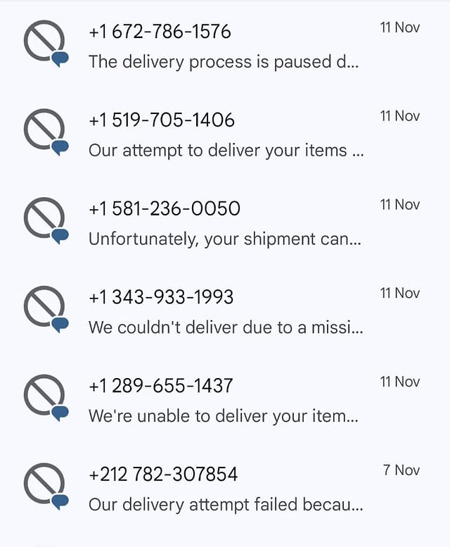 Rise in Parcel Delivery Scams