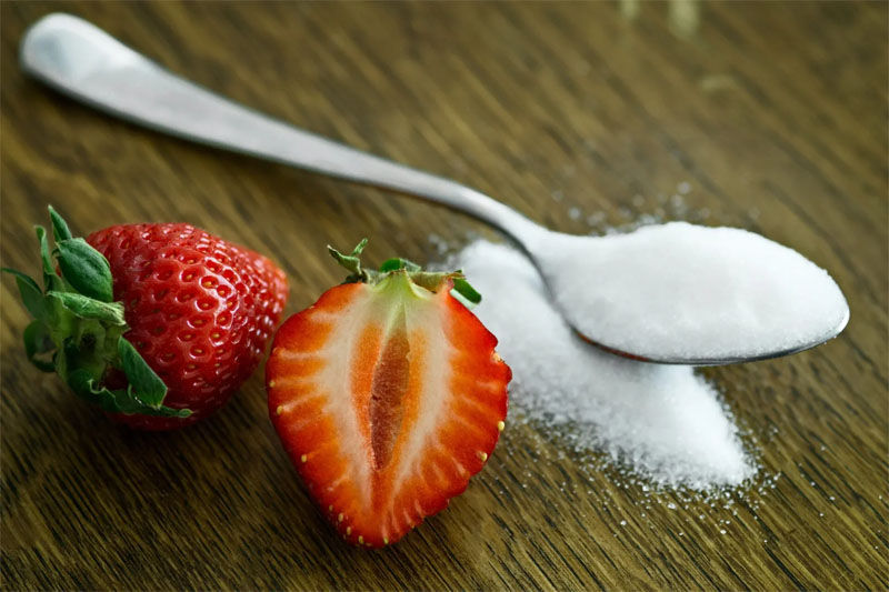 strawberries with a spoonful of sugar