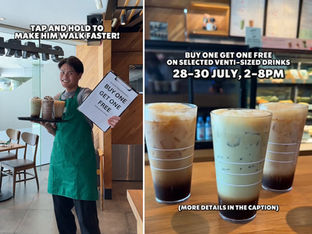 Starbucks Lovers Rejoice: Buy One Get One Free Deal