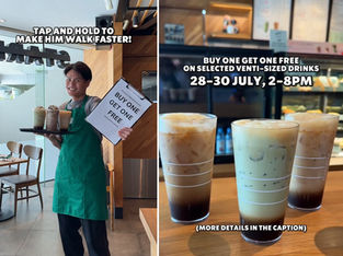 Starbucks Lovers Rejoice: Buy One Get One Free Deal