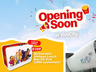 Nostalgia Meets Fries: McDonald’s Reopens at VivoCity with a Retro Surprise and Freebies