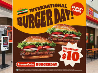 Burger King Celebrates International Burger Day With 2 WHOPPER® Burgers For $10