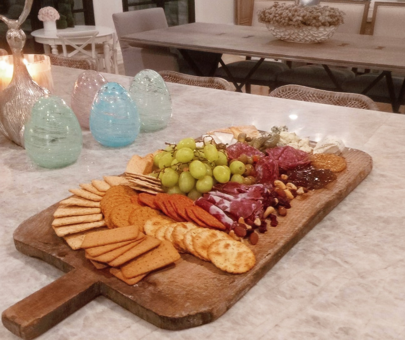 Arranged Food and Objects