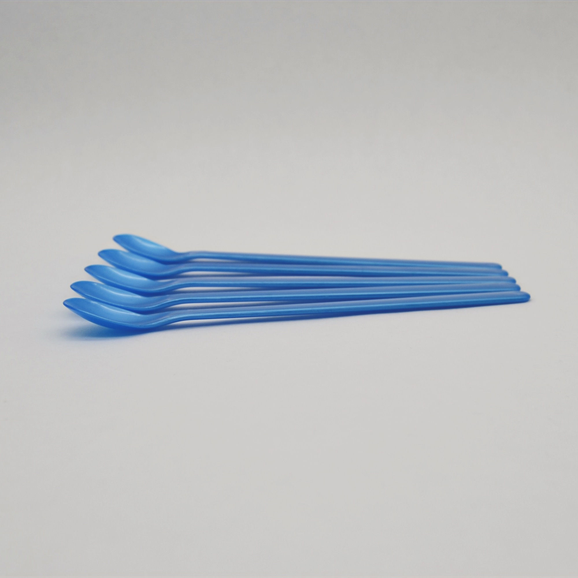 Löffel langstielig blau 5er Set