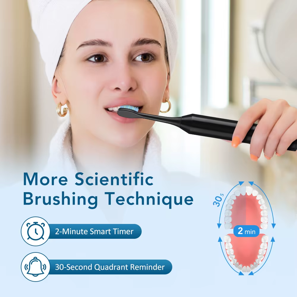 2026 Sonic Electric Toothbrush for Adults Smart Timer 6 Modes Deep Clean Recharg