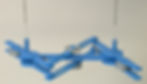 Fig. 6 : Suspended dynamically balanced 4-bar mechanism.