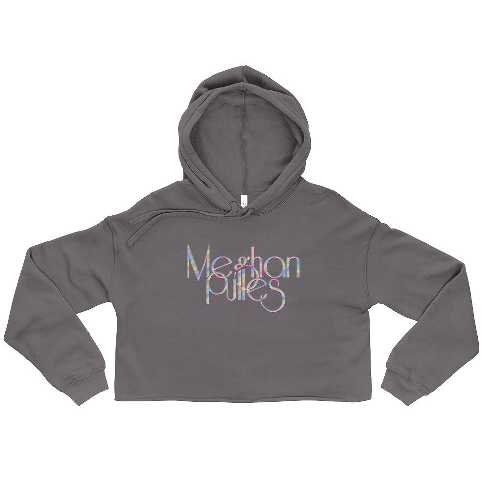 Thumbnail: meghan pulles logo collection crop hoodie