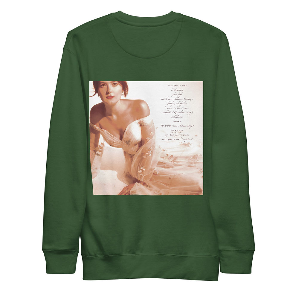 Thumbnail: ear baby album cover+track list crew neck sweatshirt