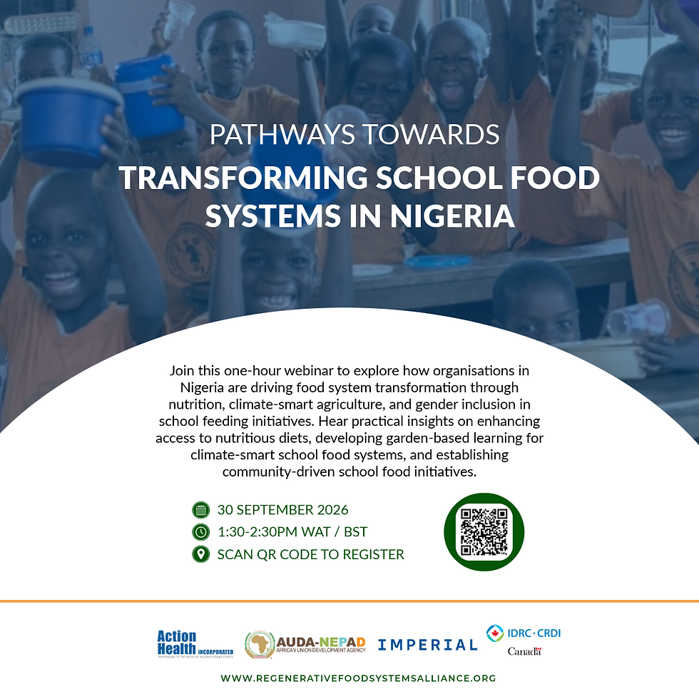 Pathways Towards Transforming School Food Systems in Nigeria