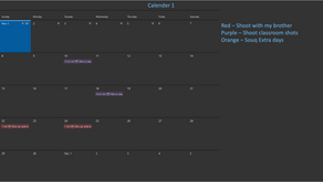 Production calendar