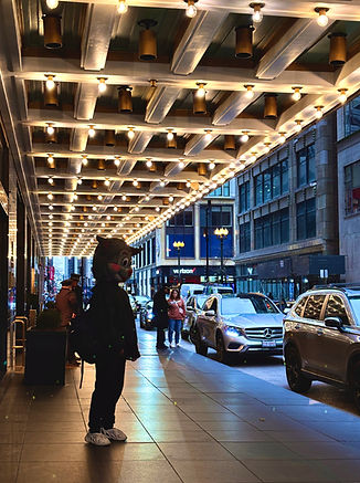 The Doofy Movie Costume being worn in public