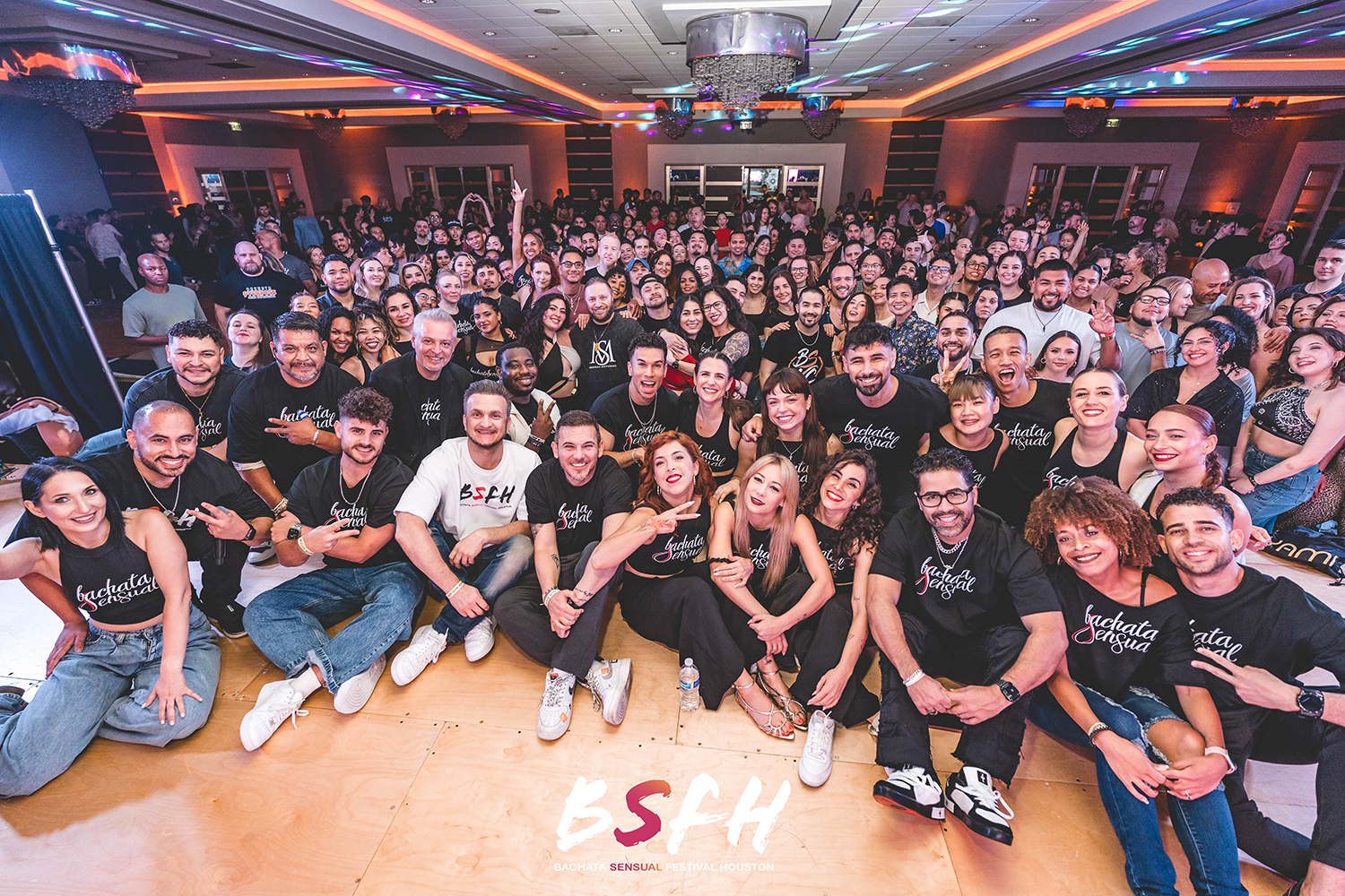 BSA dancers and local teams together