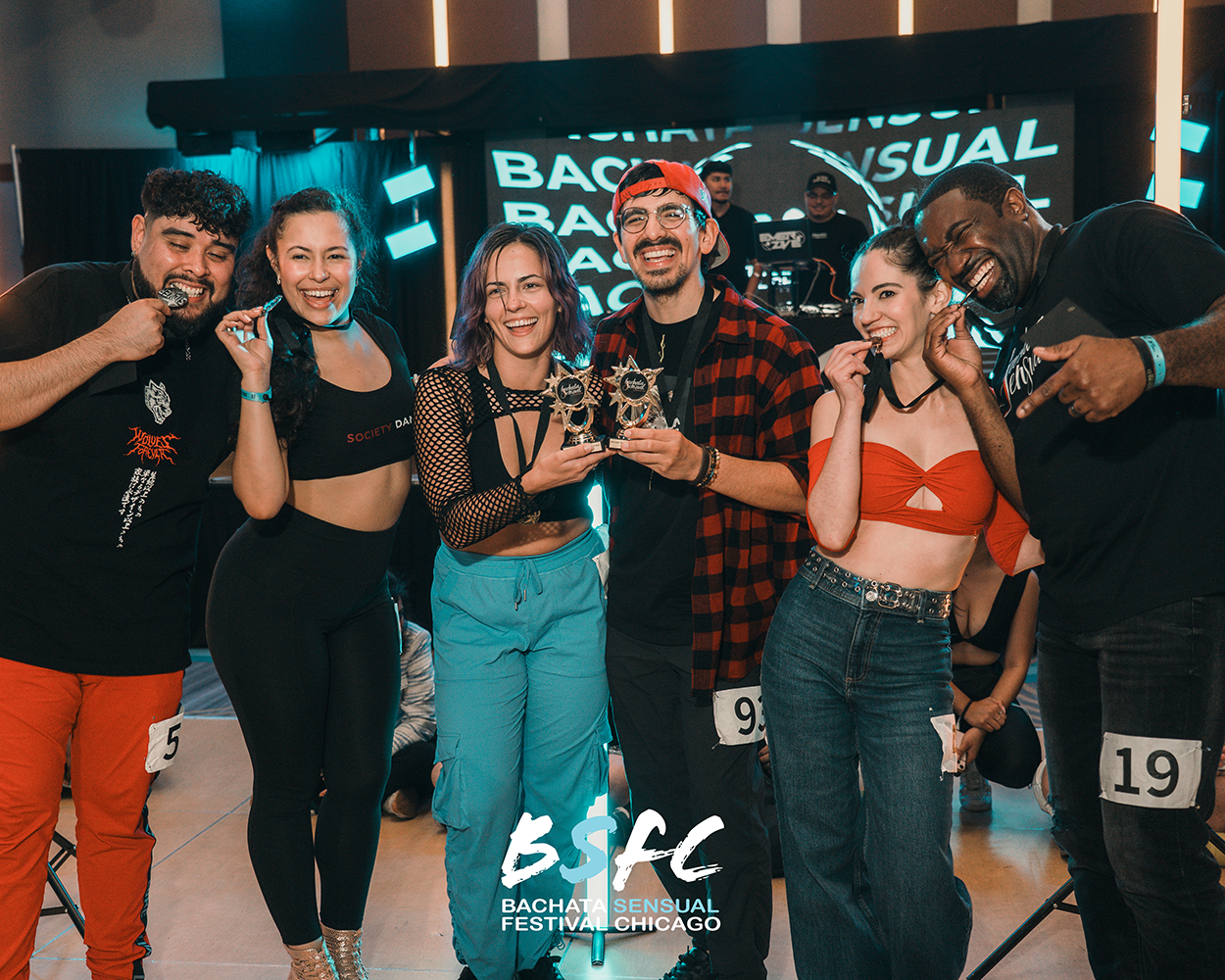 Friends celebrating at a BSA event