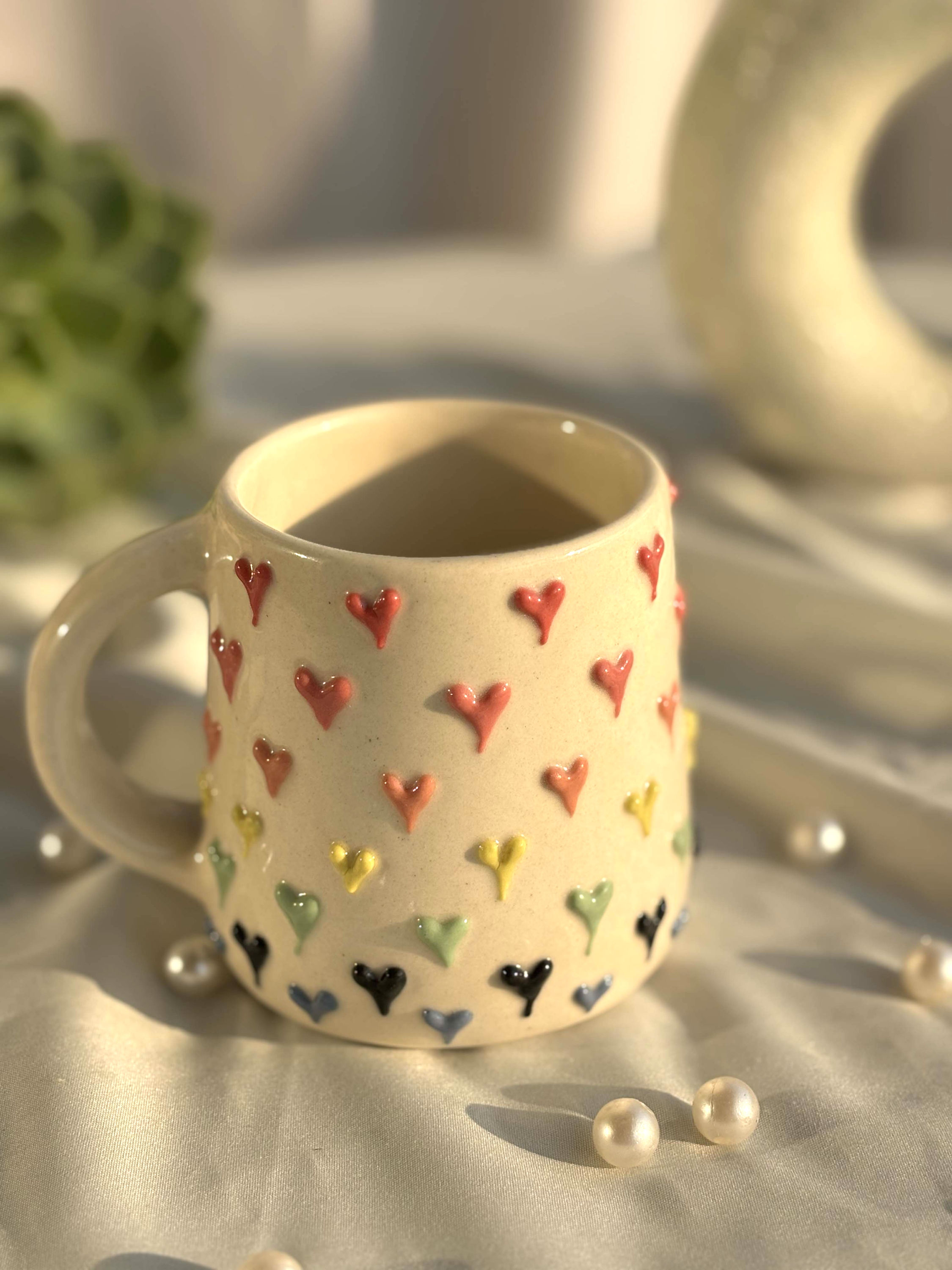Amidst Love: Heartly Yours Coffee Mug