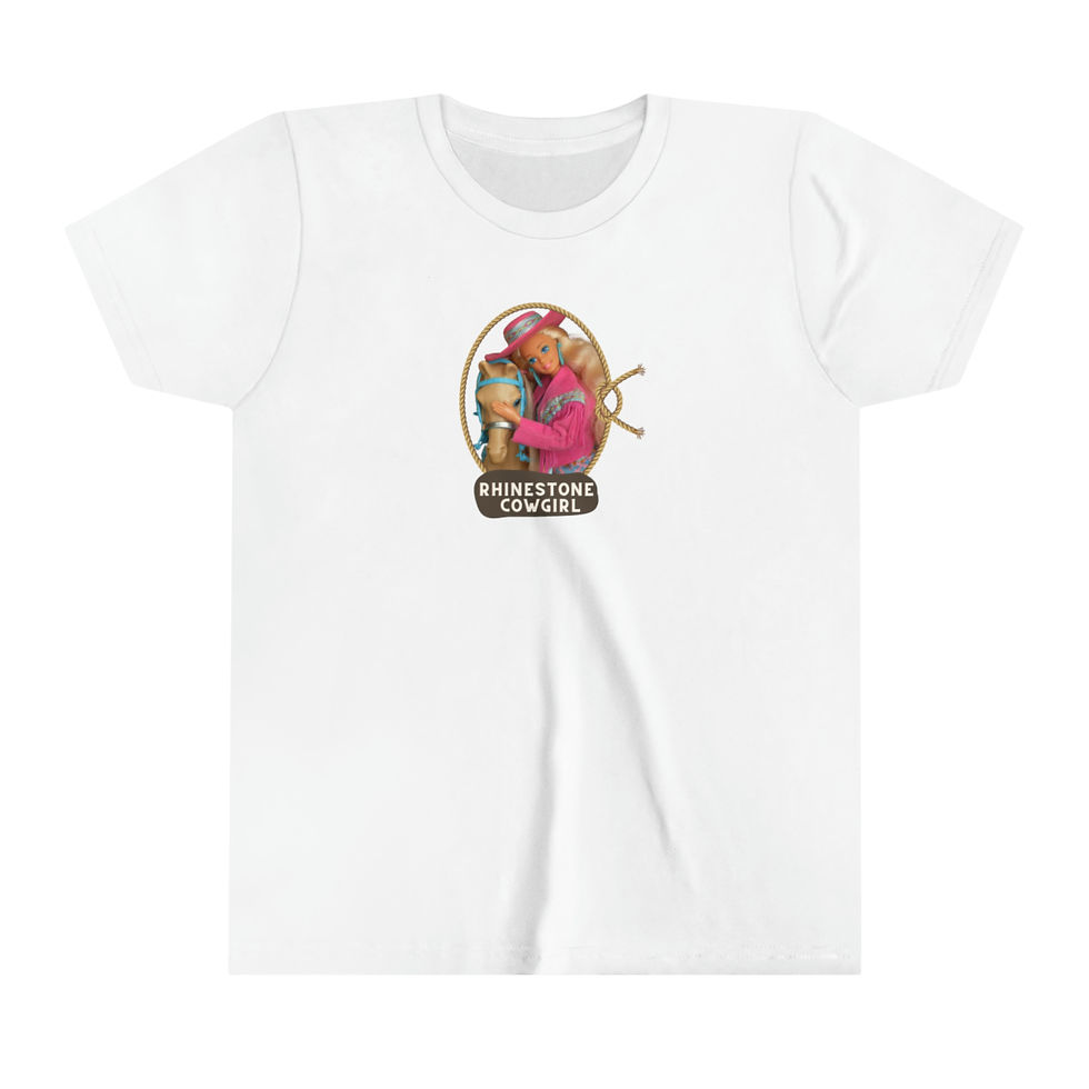 Thumbnail: Youth Rhinestone Cowgril Short Sleeve Tee