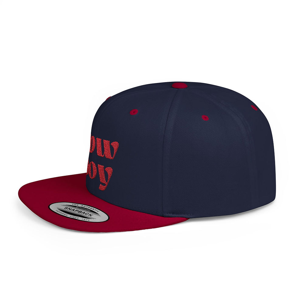 Thumbnail: Snapback Hat - Cowboy Style Unisex Design