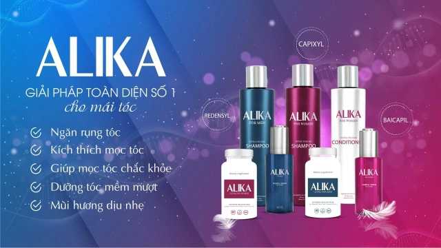 Cùng ALIKA để có một mái tóc chắc khỏe