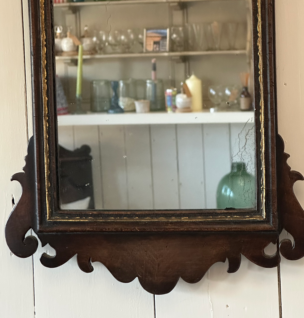 Thumbnail: Small Georgian Style  Mahogany Mirror