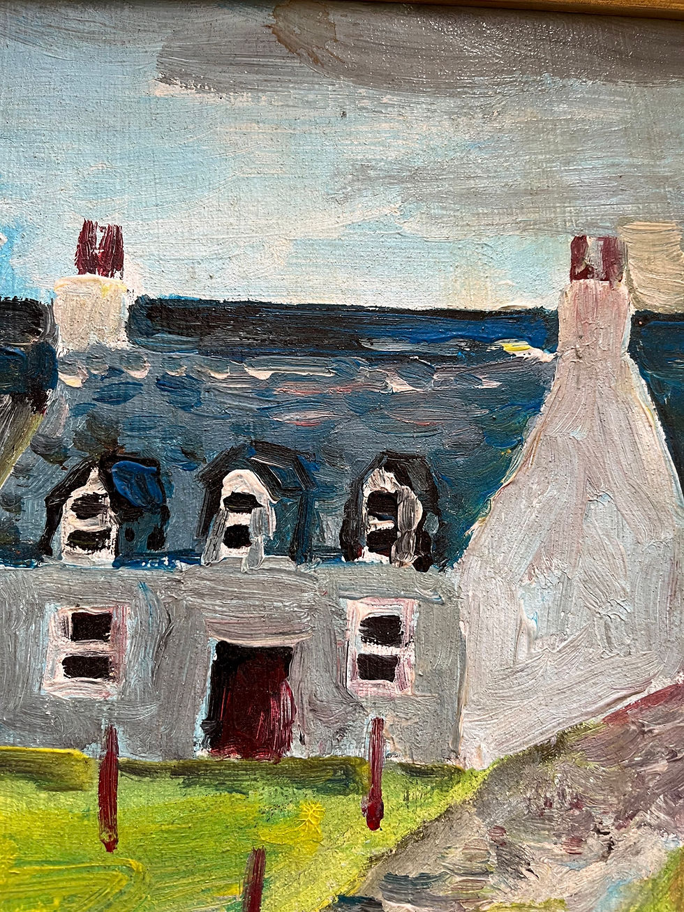 Thumbnail: Original Acrylic Painting House by the Sea