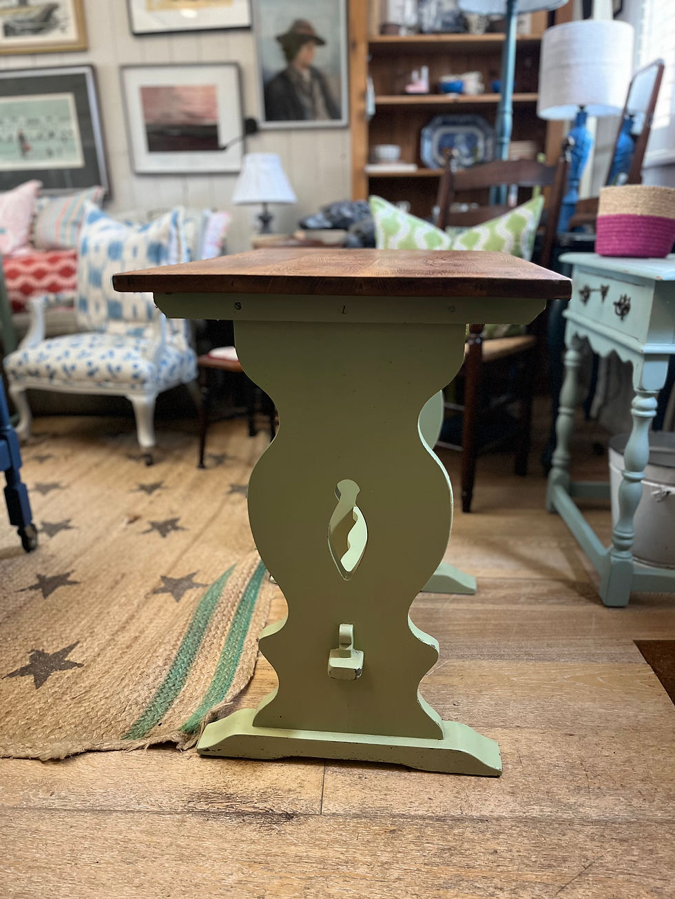 Thumbnail: Oak Top Vintage side table