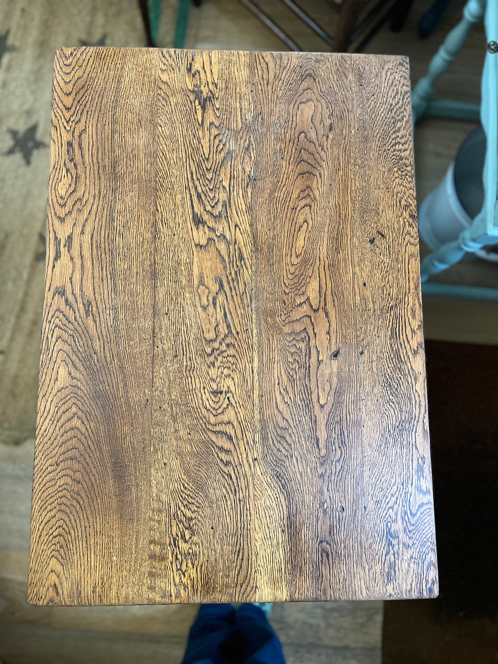 Thumbnail: Oak Top Vintage side table