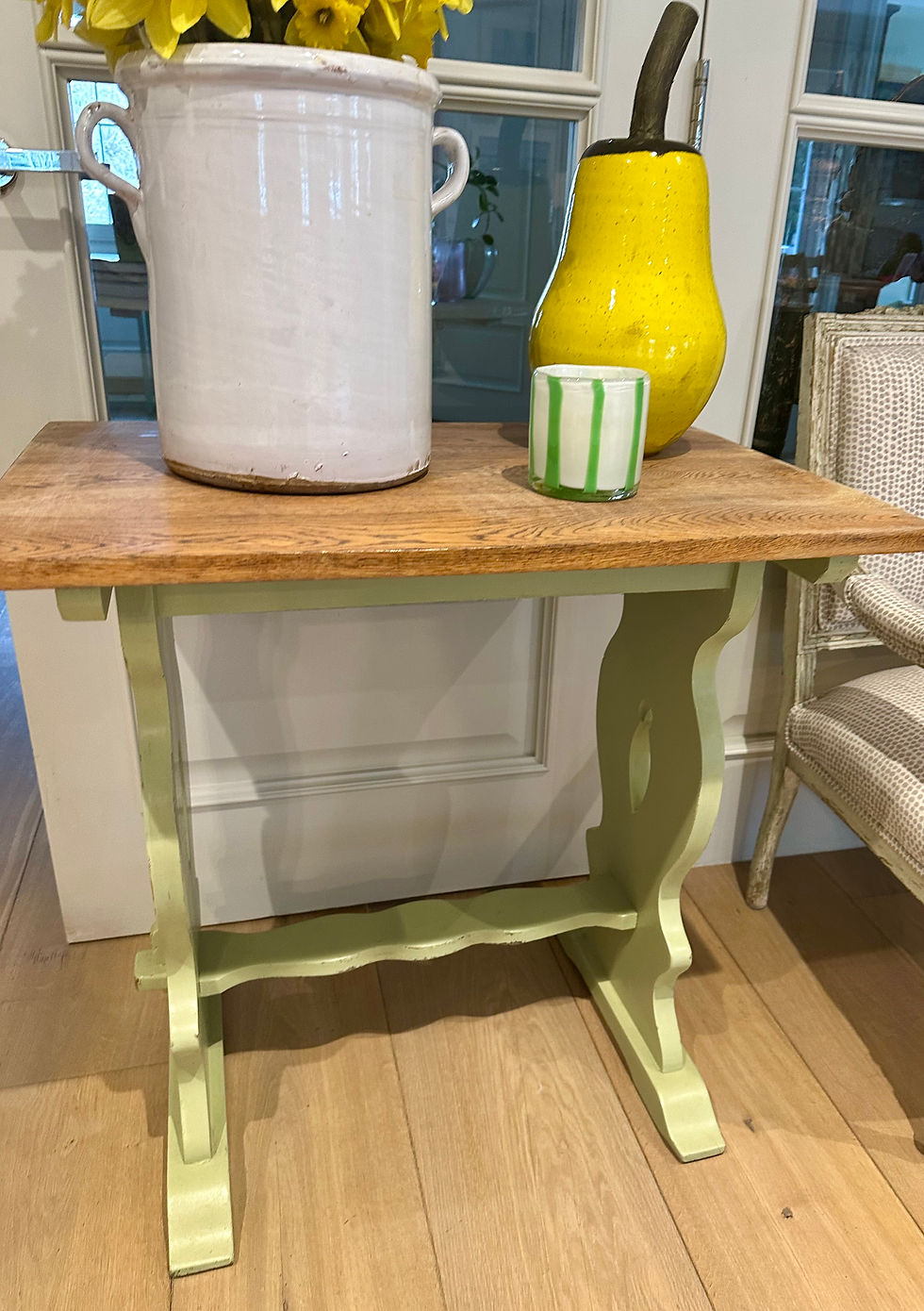 Thumbnail: Oak Top Vintage side table