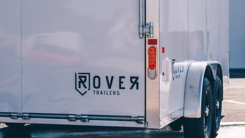 7.5' Aluminum Cargo Trailer by Rover Trailers