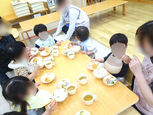 新入園児さん はじめての給食🍴✨《飯塚市鯰田 飯塚北らぶはーと保育園 365日開園》