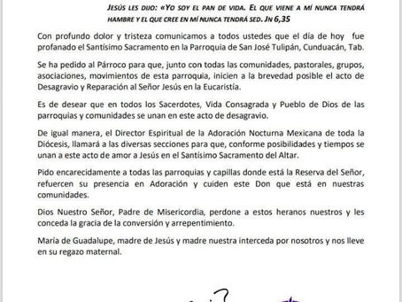 Profana parroquia en Cunduacán