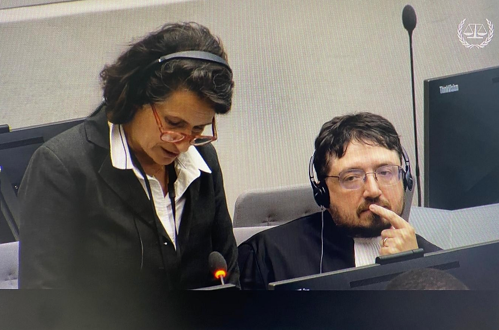 Mariana Goetz, Director at Rights for Peace, International Criminal Court Hearing, 9 September 2026, The Hague.