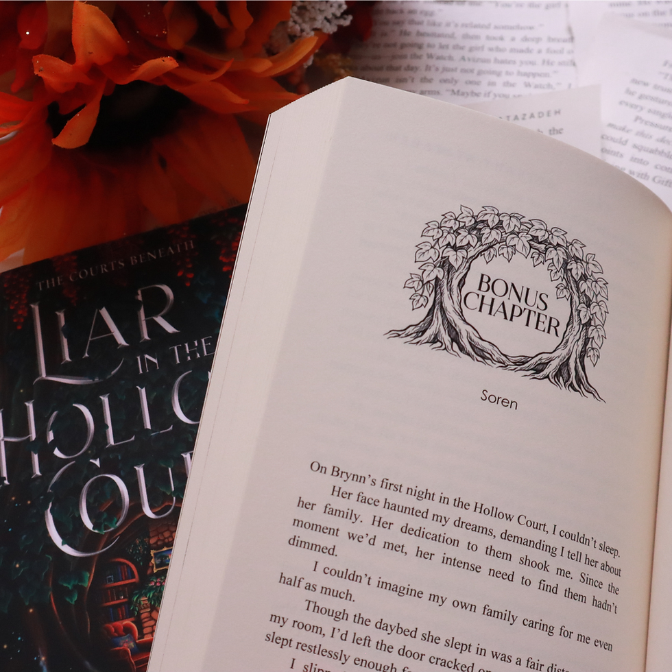 Thumbnail: World Paperback Cover (Black and White interior) - Liar in the Hollow Court