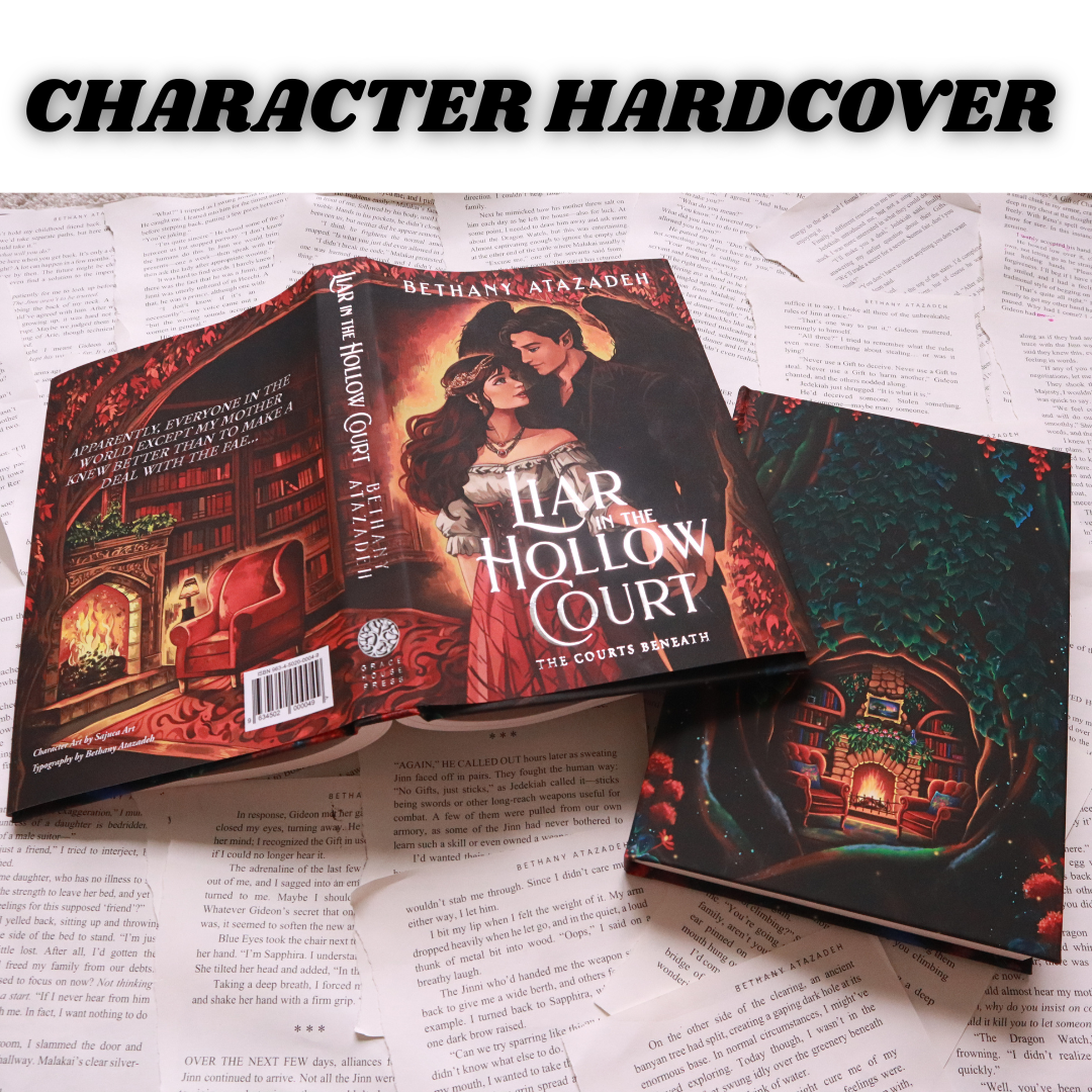 HARDCOVER - CHARACTER cover - Liar in the Hollow Court