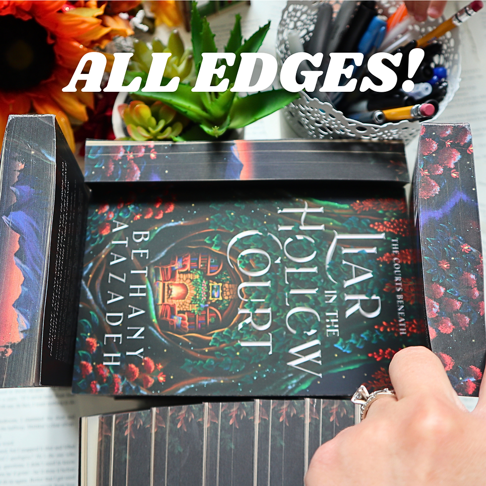 Thumbnail: *Discounted* SPRAYED EDGE PAPERBACK (back misprint )- Liar in the Hollow Court