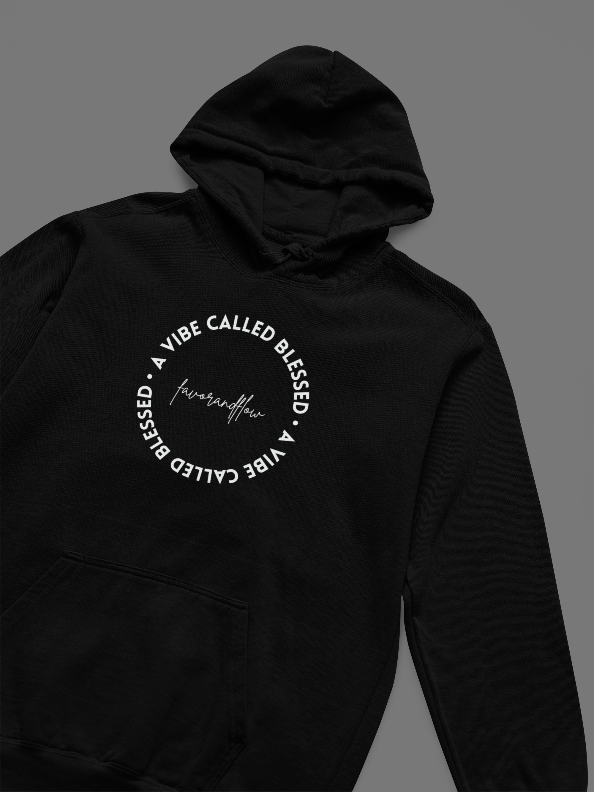 F&F - A Vibe Called Blessed Hoodie (Black/White)