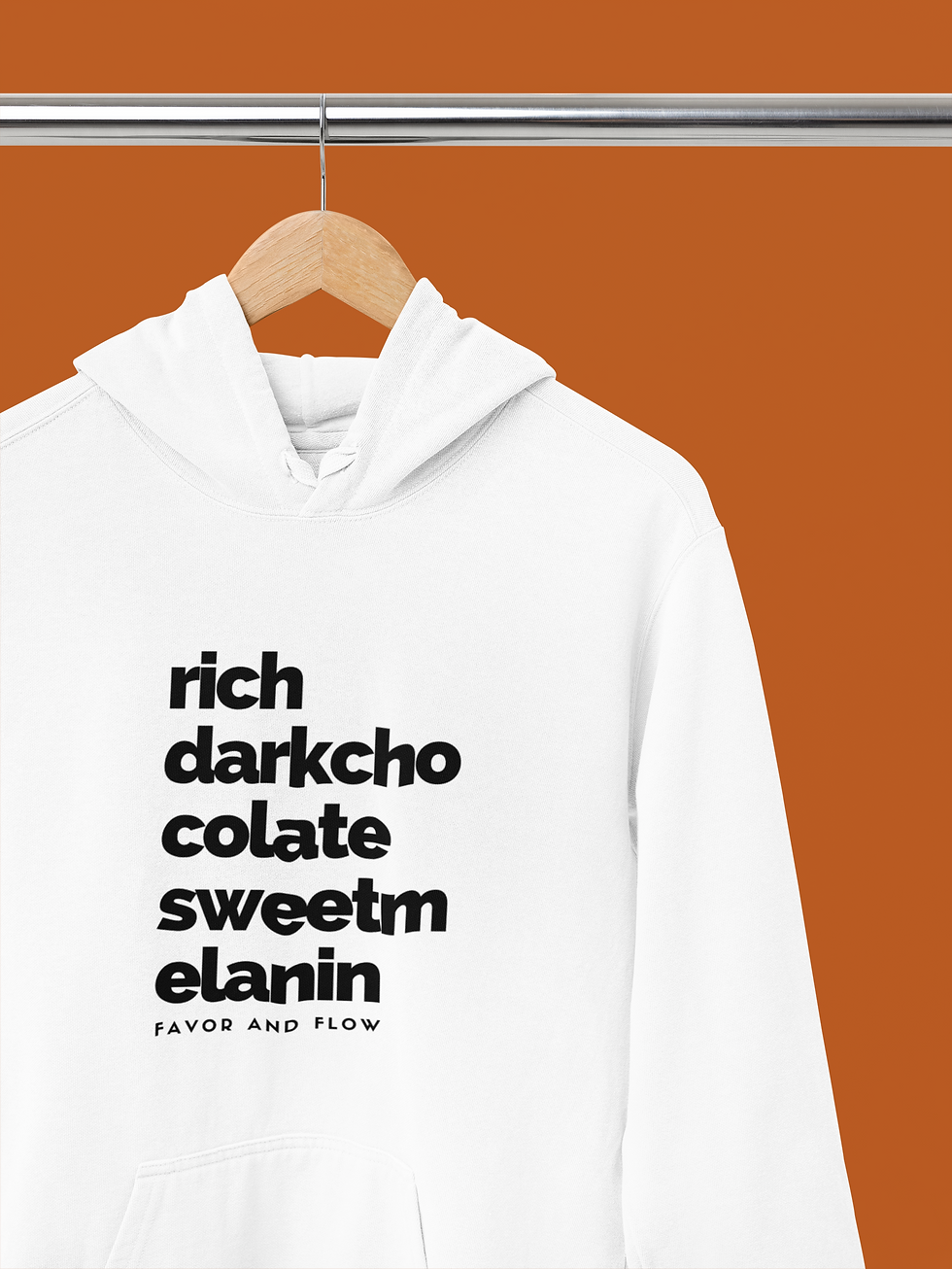 F&F - Melanin Hoodie (White/Black)