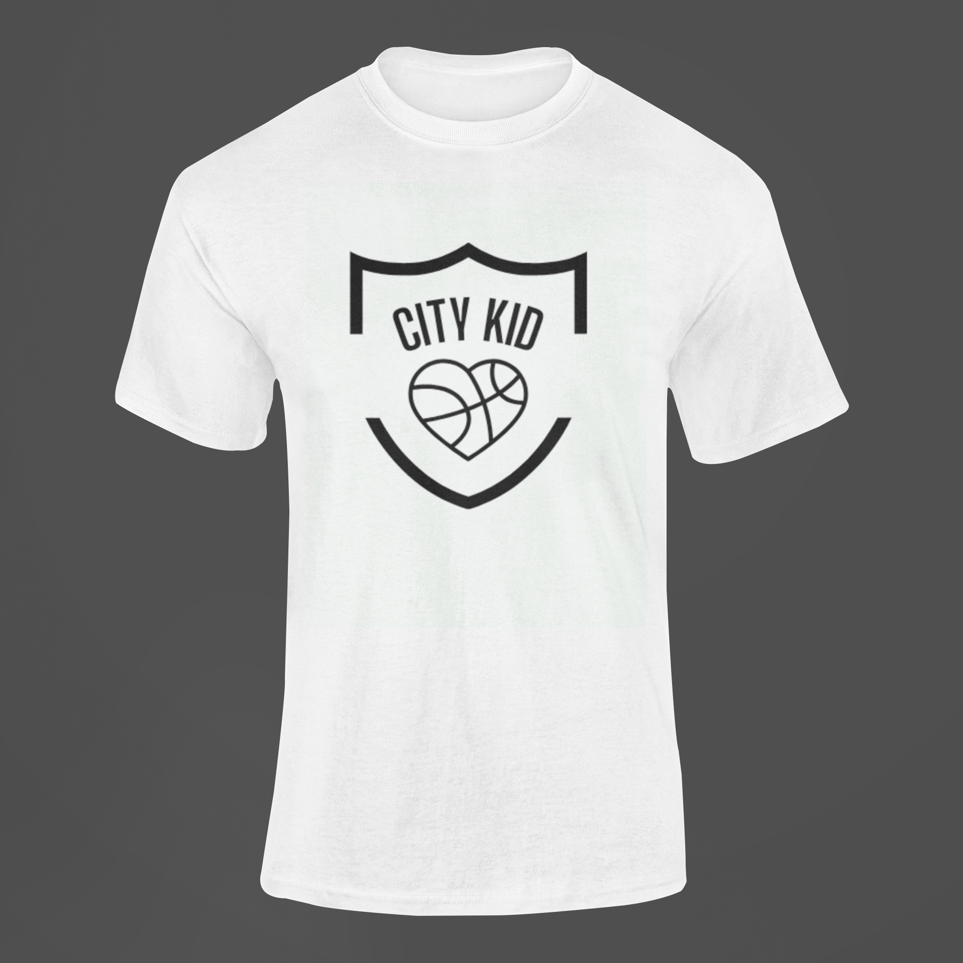 City Kid - Jersey Tee - (White/Black)