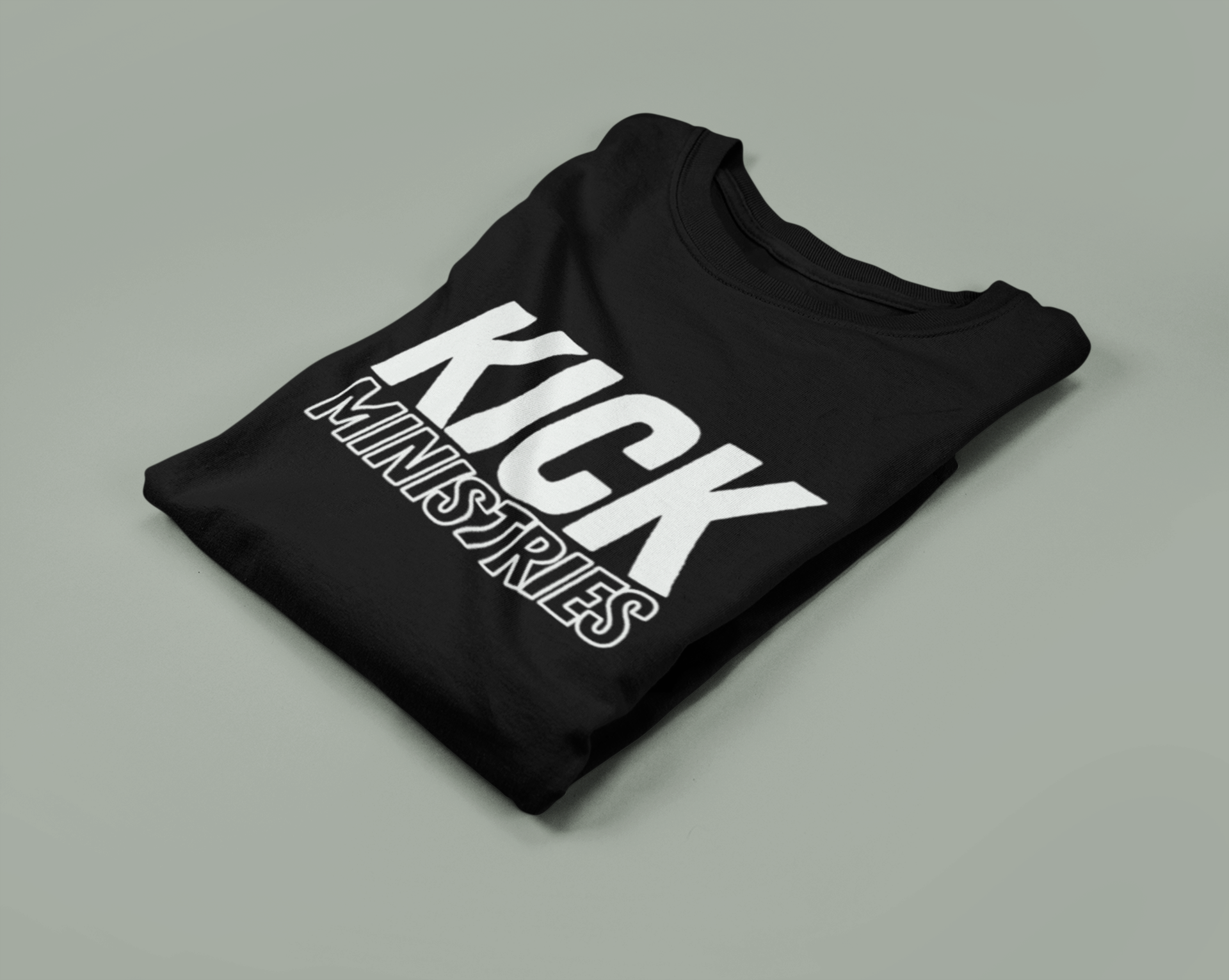 KICK - Classic - T-Shirt (Black/White)