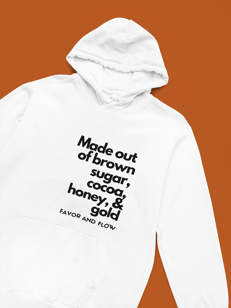 F&F - Brown Sugar Hoodie (Black/White)