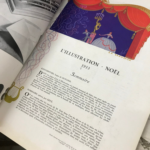 洋古書・希少】L'illustration. Noel 1930
