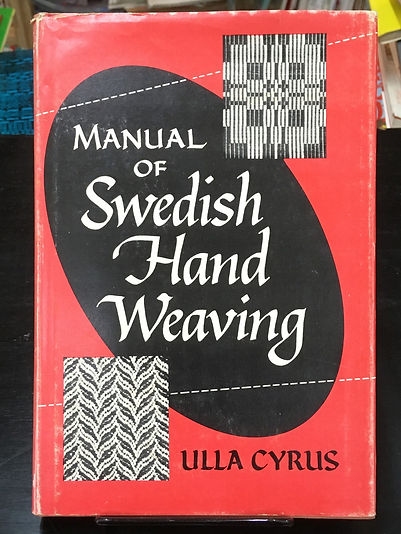 Manual of Swedish Handweaving Ulla Cyrus | abeille-books