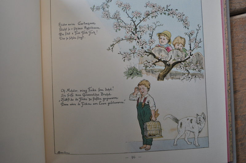 サムネイル： 復刻世界の絵本館,ベルリン・コレクション,子どもの歌の泉,フェードル・フリンツァー,GUNGENDBRUNNEN,洋書,挿絵,古書,古本,千葉,佐倉,アベイユブックス