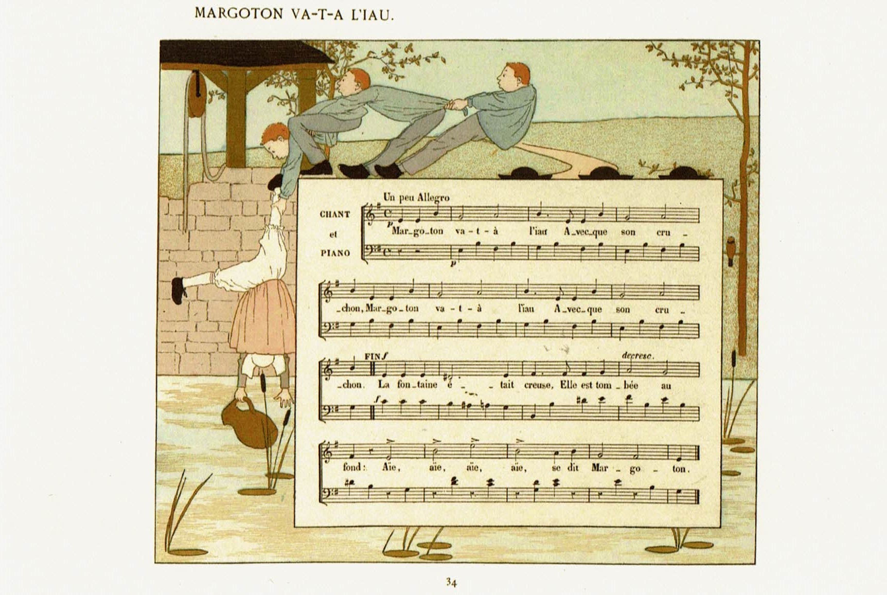 postcard,モンヴェル,子供のためのシャンソン,絵本のはがき,ビブリオポリ,洋書絵本,古書,古本,千葉,佐倉,,京成佐倉,アベイユブックス