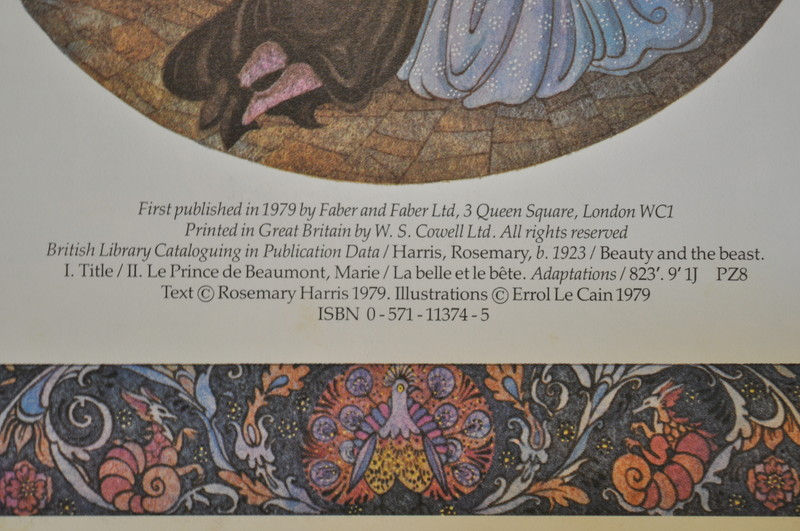 サムネイル： Beauty and the Beast,Rosemary Harris,E. Le Cain,絵本,美女と野獣,古書,古本,千葉,佐倉,アベイユブックス