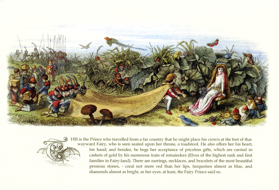 リチャード・ドイル,Richard Doyle,妖精の国で,In Fairyland,洋書絵本,古書,古本,千葉,佐倉,アベイユ
